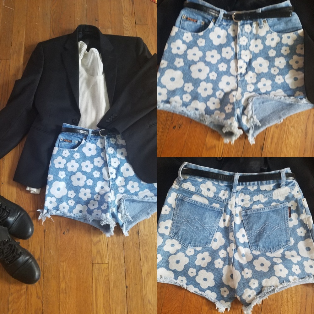Flower vintage highwaisted short.
